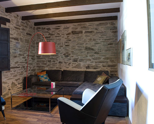 Salón de lectura posada las misas